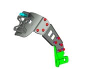 1061146-4-800Wx800H Verplaatste ACCESS DESIGN kentekenhouder, zwart, met plaat over het wiel Yamaha MT-09