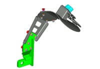 1061146-5-800Wx800H Verplaatste ACCESS DESIGN kentekenhouder, zwart, met plaat over het wiel Yamaha MT-09