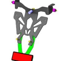 1061153-1-800Wx800H V PARTS kentekenplaathouder zwart Honda CB1000R