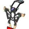 1061160-3-800Wx800H V PARTS kentekenplaathouder zwart Kawasaki Z125