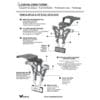 V PARTS kentekenplaathouder zwart Yamaha MT-125