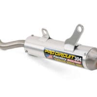 1061778-1-800Wx800H PRO CIRCUIT demper 304 geborsteld aluminium/RVS eindkap Kawasaki KX125