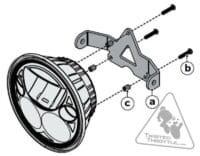 1061819-3-800Wx800H DENALI M5 Adpater Kit Light Mount Bracket Yamaha