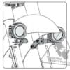 DENALI Fender Light Mount Bracket Harley Davidson