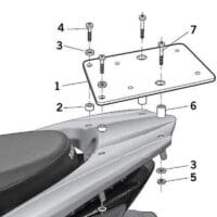 1062437-1-800Wx800H SHAD Top Master kofferrek Honda