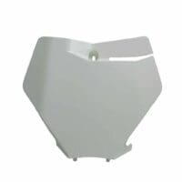 RACETECH witte voornummerplaat KTM SX/SX-F