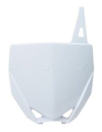 VOORNUMMERBORD YZ85 '15 WITTE KLEUR