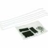 RACETECH Bi-material Frame Guard White/Black