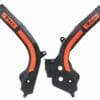 RACETECH Bi-material Frame Guard Black/Orange