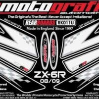 MOTOGRAFIX Rear Fairing Numberboard White Kawasaki ZX6R Ninja