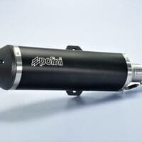 1065336-1-800Wx800H POLINI Einddemper - zwart aluminium Piaggio