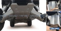 1067492-1-800Wx800H RIVAL Complete beschermplaatset - aluminium Yamaha Wolverine 700
