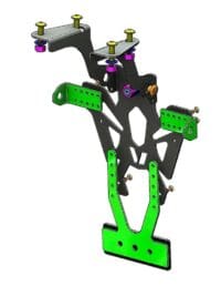 1067738-3-800Wx800H V PARTS kentekenplaathouder zwart Honda NC750X