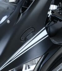 R&G RACING afdekkingen voor richtingaanwijzeropeningen, zwart Kawasaki ZX-10R