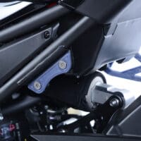 R&G RACING Rear Footrest Plate Black Kawasaki Z900