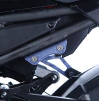 R&G RACING Rear Footrest Plate Black Kawasaki Z900