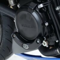 R&G RACING Carterdeksel slider links - Zwart