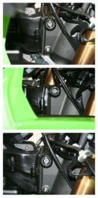 R&G RACING stuuraanslagbescherming voor ZX10R & ZX6R