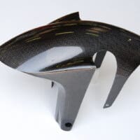 LIGHTECH voorspatbord glanzend carbon Aprilia Rsv4