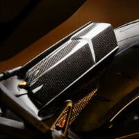 LIGHTECH achterspatbord glanzend carbon Yamaha Mt-09