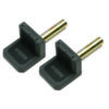 LIGHTECH afneembare achterstandaard (incl. rubber L-steun) 2 wielen