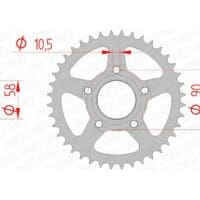 1074332004-1-800Wx800H AFAM Staal standaard achtertandwiel 10215 - 520