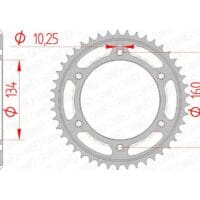1074375006-1-800Wx800H AFAM Staal standaard achtertandwiel 10617 - 525