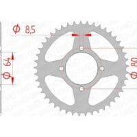 1074408004-1-800Wx800H AFAM Staal standaard achtertandwiel 12200 - 428