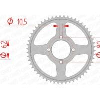 1074420002-1-800Wx800H AFAM Staal standaard achtertandwiel 12224 - 428