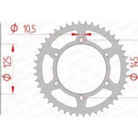 1074430004-1-800Wx800H AFAM Staal standaard achtertandwiel 12305 - 520