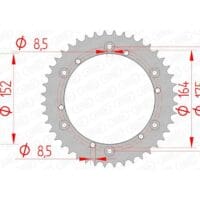 1074440003-1-800Wx800H AFAM Staal standaard achtertandwiel 12500 - 520