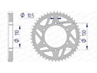 1074477007-1-800Wx800H AFAM Aluminium achtertandwiel 13813 - 530