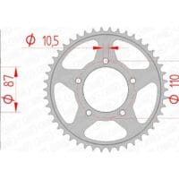 1074515002-1-800Wx800H AFAM Staal standaard achtertandwiel 14405 - 520
