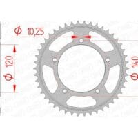 1074526001-1-800Wx800H AFAM Staal standaard achtertandwiel 14604 - 525