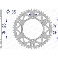 1074536003-1-800Wx800H AFAM Aluminium ultralicht zelfreinigend achtertandwiel 15203 - 520