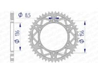 1074538001-1-800Wx800H AFAM Aluminium ultralicht zelfreinigend achtertandwiel 15206 - 520