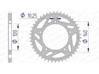 1074551009-1-800Wx800H AFAM Aluminium achtertandwiel 15605 - 520
