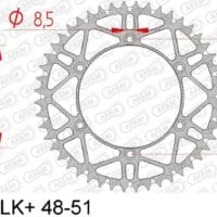 1074558004-1-800Wx800H AFAM Staal zelfreinigend achtertandwiel 16206 - 520