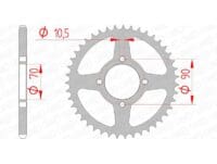1074562001-1-800Wx800H AFAM Staal standaard achtertandwiel 16310 - 520