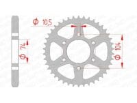1074564002-1-800Wx800H AFAM Staal standaard achtertandwiel 16401 - 530