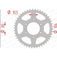 1074587001-1-800Wx800H AFAM Staal standaard achtertandwiel 16606 - 520
