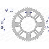 1074596002-1-800Wx800H AFAM Aluminium achtertandwiel 17104 420