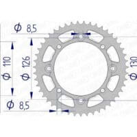 1074599001-1-800Wx800H AFAM Aluminium achtertandwiel 17107 420