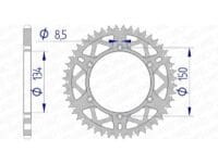 1074600002-1-800Wx800H AFAM Aluminium ultralicht zelfreinigend achtertandwiel 17206 520