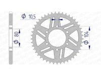 1074607007-1-800Wx800H AFAM Aluminium achtertandwiel 17606 520