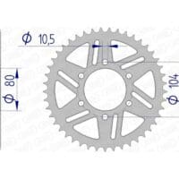 1074607007-1-800Wx800H AFAM Aluminium achtertandwiel 17606 520
