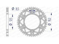 1074642002-1-800Wx800H AFAM Aluminium ultralicht zelfreinigend achtertandwiel 39300 - 520