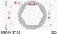 1074681001-1-800Wx800H AFAM Staal standaard achtertandwiel 50804K - 520 - AFAM kroonhouder vereist