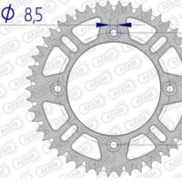 1074726002-1-800Wx800H AFAM Aluminium ultralicht zelfreinigend achtertandwiel 72102 - 428