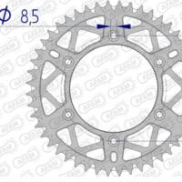 1074735008-1-800Wx800H AFAM Aluminium ultralicht zelfreinigend achtertandwiel 72304 - 520